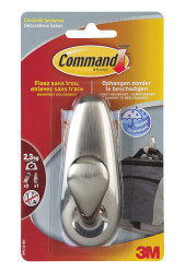 Hak samoprzylepny, typ: Hak, 172 x 99 x 8 mm, maks. obciążenie: 2.3kg, szt. w opakowaniu: 1