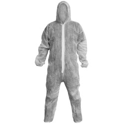 Worksafe 9601L Disposable Coverall White - Large