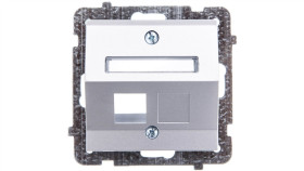 Sonata Obudowa Gniazda Komputerowego Pojedynczego Skośna Srebro Mat Gpk-1Rs/P/38