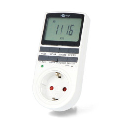 Programator czasowy cyfrowy 230V 3680W IP20 - Goobay 64900