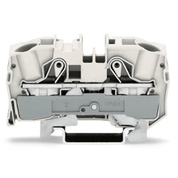 Kostka zaciskowa na szynie DIN WAGO poziomy: 1 6AWGWciskane TOPJOB S