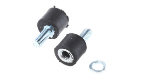 Podstawka antywibracyjna M4 średnica 10mm Cylinder męski-żeński