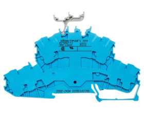 Złączka 2-piętrowa 2,5mm2 niebieska TOPJOBS 2002-2434 /50szt./