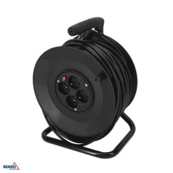 Przedłużacz bębnowy 4 gniazda +0 50m 3x1,5mm2 B15-DG-4ZRF05-50