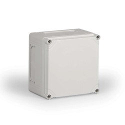 Obudowa Cubo C 200x200x132mm przetłoczenia pokrywa szara IP67 PC CPCF202013G