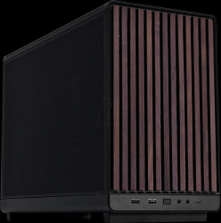 A3- MATX-WD BLACK Lian Li DAN Cases A3 Wood Edition M-ATX, black