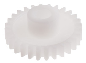 Koło zębate walcowe l.zębów: 25 0.5 POM śr. otworu: 4mm śr. piasty: 8mm