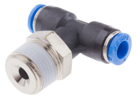 Złączka pneumatyczna Wciskane 6 mm Wciskane 6 mm Festo Adapter gwintowany teowy R 3/8 męskie