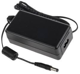 Adapter AC/DC Uwy 30V dc Iwy 1A Złącze 2,1 x 5,5 mm 30W, typ wtyczki: Złącze 2-stykowe IEC