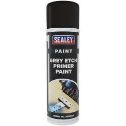 Sealey SCS062 Etch Primer Paint 500ml, Grey - Pack of 6