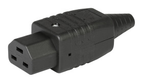 Złącze IEC IEC C21 Kabel Prosty Schurter Męski 20A 250V