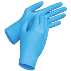 uvex 6016708 u-fit nitrile disposable gloves size 8 M EN 374 100 pcs