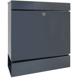 Burg Wächter 42030 Seattle Letterbox Steel Anthracite C4 Weatherproof