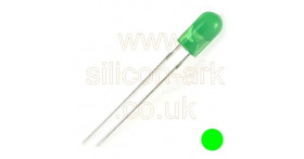 LED - 5MM green round (L-1503GD) - Kingbright