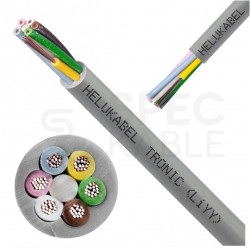 Kabel sterowniczy TRONIC LIYY 6x0,25mm2 szary 500V olejoodporny linka Helukabel