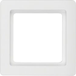 Q.1 Ramka 1-krotna, biały, aksamit