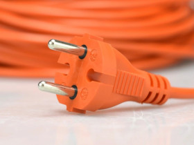 Przedłużacz ogrodowy pomarańczowy 20m 1xGN bez uz.