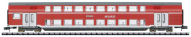 Wagon osobowy MiniTrix 18056 N piętrowych wagonów DB AG 2 klasa, DBz