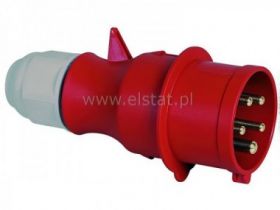 Wtyczka przenośna 16A 5P 400V 6h IP44 zaciski