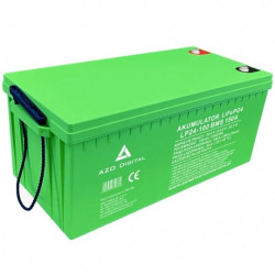 Akumulator LiFePO4 (litowo-żelazowo-fosforanowy) 24V 100Ah (150A) mata grzewcza + Bluetooth + BMS AZO