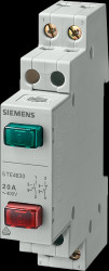 5TE4830 Button, 1S+1Ö; 20A, 2 buttons red green