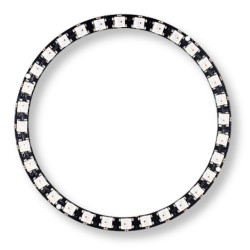Moduł LED 32 diody WS2812 5050 Świecący pierścień RING 5V 110mm do Arduino