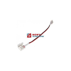 Złączka LED 10mm 5050 dwustronna mono samozaciskowa na kablu do taśm LED