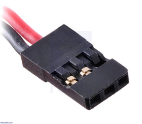 Pololu Rechargeable NiMH Battery Pack: 8.4 V, 900 mAh, 4+3 AAA Cells, JR Connector