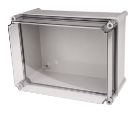 Obudowa Włókno szklane szerokość zew. 270 mm długość zew. 360 mm wys. zew. 201 mm CAHORS IP66 Szary