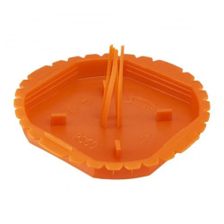 Pokrywa sygnalizacyjna puszek podtynkowych 60mm okrągła pomarańczowa PS60 37083008 /50szt./