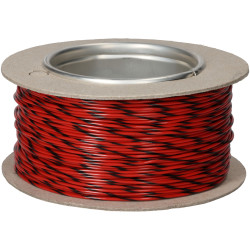 UniStrand UNI6A1602RDBK100 16/0.2 Red/Black Def Stan 61-12 P6 T2 Equip Wire 100M