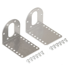 Pololu Stamped Aluminum L-Bracket Pair for 37D Metal Gearmotors