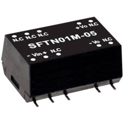 Mean Well SFTN01N-15 SFTN01 DC/DC converter 1W 67mA 1 output 1pc -40&#xB0;C to 90&#xB0;C