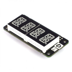 PiMoroni - moduł 4x wyświetlacz 14-segmentowy I2C do Raspberry Pi