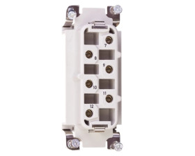 Wkład złącza 6P+PE żeński 35A 500V EPIC H-BS 6 BS 7-12 10171600 /5szt./