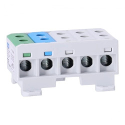 Blok rozdzielczy ‑ odgałęźny 5x3 - polowy 2,5-35mm2 montaż płaski FJ-E35/5 85819