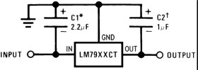 1.5-A, negative linear voltage regulator