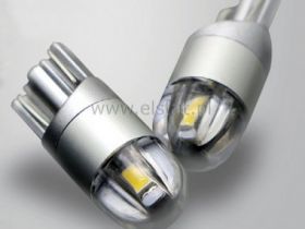Żarówka samoch. LED 12V T10 0.8W Czerwona