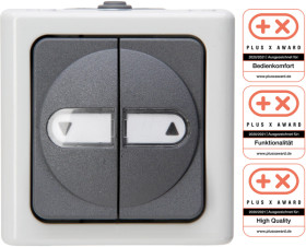 560956012 BLUE ELECTRIC blinds switch, grey