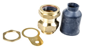 Zestaw dławnicy kablowej gwint M50 Stal min. średnica kabla 39.5mm max. średnica kabla 52.6mm +90°C IP66