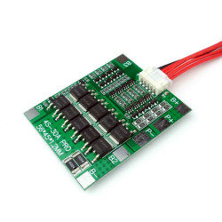 Moduł ładowania BMS 4S 30A 14.8V + przewody