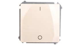 Simon Basic Łącznik Dwubiegunowy, Szybkozłącza, Beżowy Bmw2.01/12