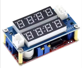 PRZETWORNICA NAPIĘCIA 4-32V-->1,5-30V STEP-DOWN 5A 75W WOLTOMIERZ AMPEROMIERZ TTL UART (MOD-60207)