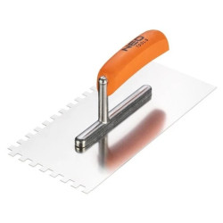 Paca z zębami 270x128mm ząb 8x8x8mm uchwyt drewniany 50-163