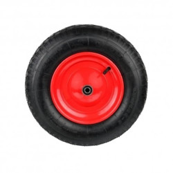 Koło do taczki 4.00-8 2PR czerwona felga 3666