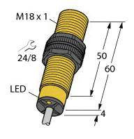 Czujnik indukcyjny Turck BI5U-S18-AP6X, 10 - 30 V, 1 szt.