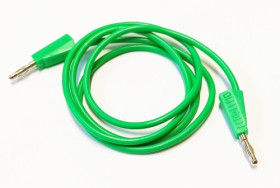 PPS110-G przewód pomiarowy 2x bananowy 20A / 60Vdc, długość 1m, zielony