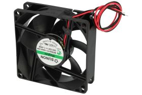 Wentylator; MF80251V1-1000U-A99; 80x80x25mm; magnetyczne Vapo; 12V; DC; 1,44W; 69,7m3/h; 33dB; 138mA; 3200RPM; 2 przewody; Sunon