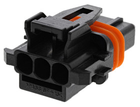 Złącze samochodowe 3-pinowe TE Connectivity -rzędowe Żeński Junior Power Timer Montaż na kablu Obudowa złącza