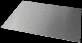 Base plate, aluminum, (L x W x H) 432 x 330 x 1 mm, natural, for series 1444, 1434-1713